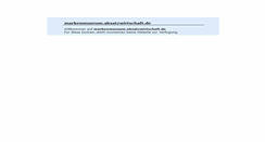 Desktop Screenshot of markenmuseum.absatzwirtschaft.de