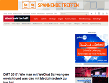 Tablet Screenshot of absatzwirtschaft.de